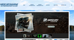 Desktop Screenshot of mercurymarineoutboardparts.com
