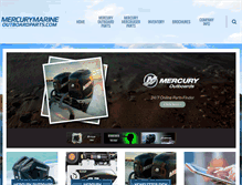 Tablet Screenshot of mercurymarineoutboardparts.com